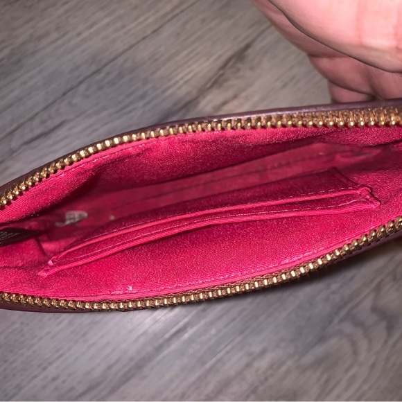 Corner Zip Wristlet COACH signature pink - Picture 3 of 12